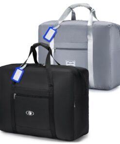 Valise cabine SPAHER Ryanair TUI Airways Lufthansa pliable | Bagage avion portable 45L | Organisateur de sac