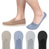 Kiiwah chaussettes basses homme invisibles respirantes antidérapantes 4 paires sport chaussettes soie