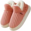 Misinol Chaussons Femmes Chauds Confortables Mousses à Mémoire Automne Hiver Antidérapantes