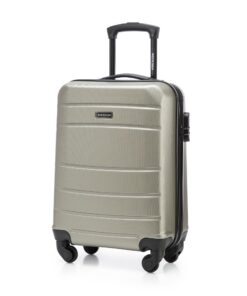 Valise de Voyage WITTCHEN Bagage à Main RigideABS 4 Roulettes Poignée Télescopique Globe Line