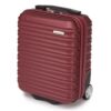 Valise cabine WITTCHEN Petite Bagage à main ABS Rigide Marron pour Voyage Air France/Easyjet/Transavia France/Ryanair Ta
