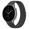 Bracelet en acier Amazfit GTR pour homme 47 mm, bracelet métal 22 mm compatibleAmazfit GTR 2 / GTR 2e / GTR 3 / GTR 3 Pr