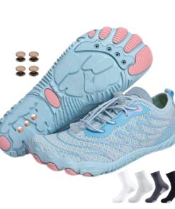 Zureto Chaussures plantées neuropathie homme femme - Chaussures de randonnée douces confortables - Cuivre