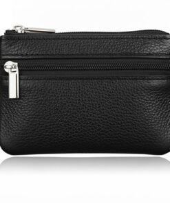 Hibate 1x Noir Mini Sac Coin Purse Wallet pour Femme et Homme{/AB}