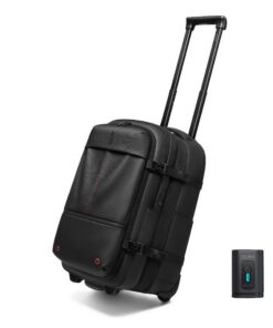 CELIMS Sac à Dos de Voyage Sous Vide Noir | Cabine 55x35x25 | Compression | Noir | Celims