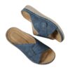Allbestop Chaussures Compensées Été pour Femmes, Orthopédique & Comfortável Petit Talon Chic Été