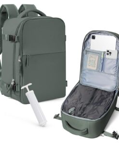 SAC A DOS WISEPACK AVION COMPRESSION MILITAIRE VERT Cabinets Ryanair Pompe Valise Voyage