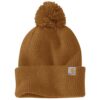 Carhartt Strickmütze mit Bommel und Bommeln + Carhartt Casquette + tête de Mort Mixte