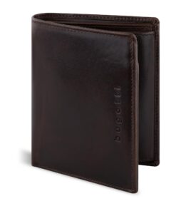 Bugatti Romano Portefeuille en Cuir pour Homme avec Protection RFID | Porte-Monnaie Vertical Sécurisé et Classe