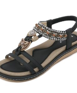 ZDQ Sandales Femme Été Confortable Plate Chaussures + [Femme] + [Été] + [Confortable] + [Plate Chaussures] + [Chaussures