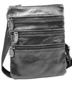 Sac Charmonti Homme Porte-Travers Léger et Compact - Cuir Réglable Bandoulière