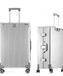 yuweijie Valise Grande Taille en Aluminium 100% · Valise XXL 78.5cm 100L · 4 Roues avec Serrure TSA et Poignée Réglable