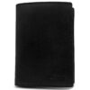 Charmoni Grand Classique Portefeuille en Cuir Homme Protection RFID Blocage (12VT Nubuck RFID Noir)