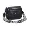 Sac Bandoulière YISUOHOOM Femme Chic avec 5 Poches Zippées et 7 Compartiments Noir