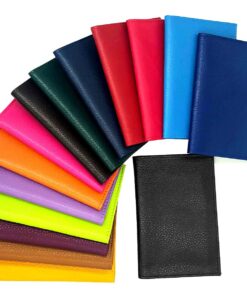 Charmoni Thane - Etui Pour la Carte Grise et Permis de Conduire en Cuir Vachette - 10 cm x 15 cm (Marron) Charmoni Tha