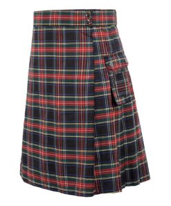 Mymyguoe Kilt écossais classique pour homme rouge XL