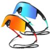 Tobriavor Lunettes de Soleil Enfant Polarisées Protection UV400 Lunettes de Cyclisme Vitesse 4-14 ans
