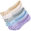 Chaussettes Orteils PUTUO Femme Coton Protège-Pieds Invisibles EU 35-41