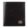 Portefeuille WITTCHEN Noir en Cuir de Grain 10-1-065-1 | Sac Compact pour Hommes et Femmes | Mode Arizona | Sécurement R