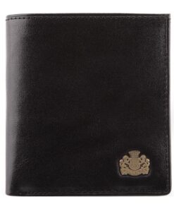 Portefeuille WITTCHEN Noir en Cuir de Grain 10-1-065-1 | Sac Compact pour Hommes et Femmes | Mode Arizona | Sécurement R