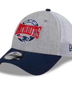 Chapeau New Era 39Thirty Stretch Mesh - Cap de New England Patriots (Matériaux Étirables, Équipe Américaine, Résistant à