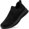 STQ Baskets confortables pour femme - Confort à enfiler - Support de la voûte plantaire