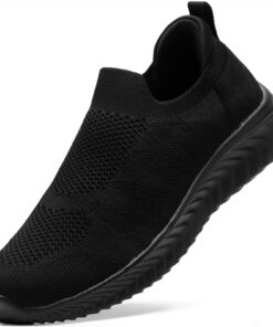 STQ Baskets confortables pour femme - Confort à enfiler - Support de la voûte plantaire