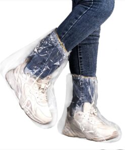 Psyqtsuary Lot de 10 paires de couvre-chaussures de pluie imperméables pour hommes et femmes | Imperméables, antidérapan
