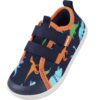 IceUnicorn Chaussures pieds nus pour enfant - Grande boîte à orteils - (Bleu marine, 31 EU) - Chaussures de marche minim
