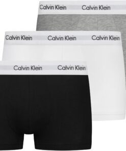 Calvin Klein Boxers Homme Lot de 3 Taille Basse sous-Vêtements - Confortable et Élastique