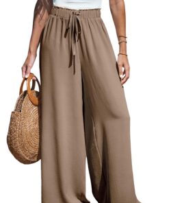 CUPSHE Pantalon pour femme haute taille jambe large décontracté confortable été 2023 parisien fashion tendance #modefran