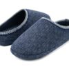 COFACE Chaussons Douillets pour Hommes Comfortables à Mousse Mémoire en Taille 40-48 Idéaux pour la Chambre et Maison Fa
