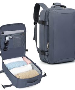 VMIKIV Bagage Cabine 45x36x20 pour Woman Voyage Easyjet Imperméable Ordinateur Portable 15,6 Pouces