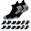 Chaussettes de travail Lucchetti Socks Milano Soquettes hommes 6 paires coton sécurité sneakers double renfort pointe ta