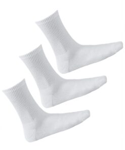 Chaussettes tennis sport vitsocks Homme 85% BAMBOU mi haute skate old school rétro rayées et unies (3 PAIRS)