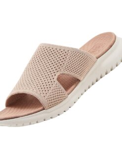 Acfoda Sandales Femmes Été Mode Confortables Pantoufles Orthopédiques Légères Taille 35-42 EU