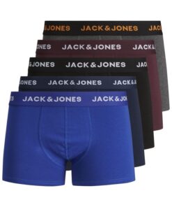 JACK & JONES Fridays Trains 5 Pièces Caleçons Boxeurs Homme (Lot de 5)