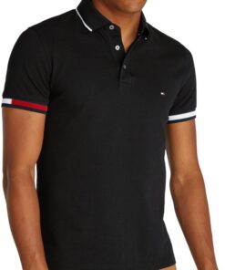 Tommy Hilfiger Polo Courte Homme Slim Fit Mode Masculine