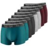 Fullluwaa Boxer Homme Confortable et Doux Caleçon Coton OEKO-TEX STANDARD 100Lot de 8Ceinture Élastique