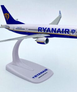 Titre du produit : Limox Boeing 737-MAX8 Ryanair Ei-HGT Modèle d'avion Populaire chez les Collectionneurs Échelle 1:200