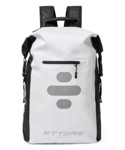 Sac à dos Ettore cyclists 100% étanche - 25L et 30L - Blanc/Noir - Sonar