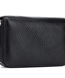 Porte-Cartes en Cuir Meowoo Protection RFID 12 Fentes pour Hommes et Femmes