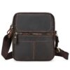 BAIGIO Sac à Bandoulière pour Hommes Vintage en Cuir Sac à Main Besace pour Décontracté et Affaires