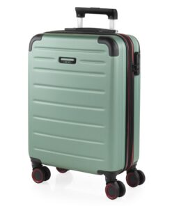 Valise cabine JASLEN Rigide Légère Roulette 4 Roues pour Voyage en Avion Menthe