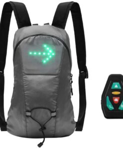 Sac À Dos Lixada Réfléchissant Lightweight USB Rechargeable Signal Lumineux pour Cyclisme et Marche