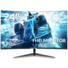 Écran Gaming Courbé Great Voell 180Hz FHD 178° Noir