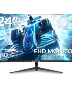 Écran Gaming Courbé Great Voell 180Hz FHD 178° Noir