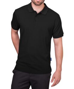 HRM Polo Shirt Homme Étiquette Élégante pour Hommes Actifs en Randonnée ou au Bureau