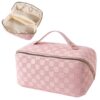 JSTHHTT Grande Trousse de Maquillage Voyage Rose - Accessoire Homme pour Makeup et Rangement de Bébé ou Voyage