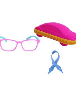 JoXiGo Lunettes Ordinateur Anti Lumière Bleue Enfant Bébé Garçon et Fille (3-7 ans) + Cordons de Lunettes + Étui Protect